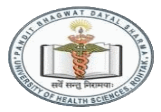 Pandit Bhagwat Dayal Sharma University of Health Sciences Rohtak Bharti 2024 : पंडित भगवत दयाल शर्मा यूनिवर्सिटी ऑफ़ हेल्थ साइंसेज रोहतक भर्ती 2024